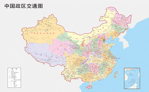 電子地圖包括各省各市各地各區(qū)各縣：全國(guó)34個(gè)省級(jí),全國(guó)333個(gè)地區(qū),2844個(gè)縣,38774個(gè)鄉(xiāng)級(jí)行政區(qū)劃