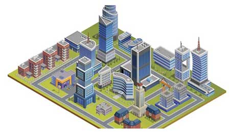 無人機(jī)傾斜攝影三維建模圖形